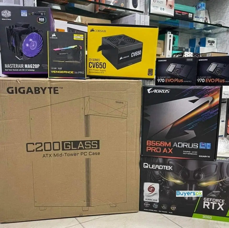 Intel core i7 10700 Processor System Assembled pairing with Leadtek RTX 3060 12GB GPU in Pakistan Intel core i7 10700 Processor System Assembled pairing with Leadtek RTX 3060 12GB GPU in Pakistan